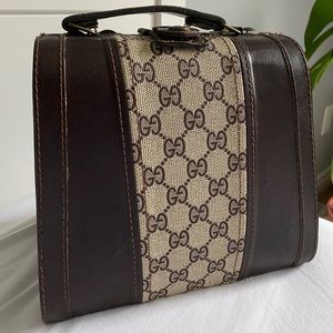 Vintage Gucci Monogram Travel Case